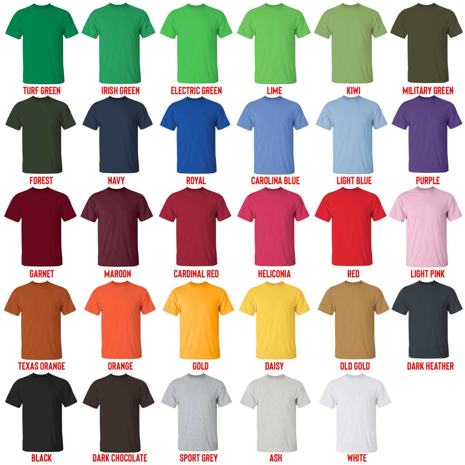 t shirt color chart - Subnautica Store